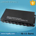 8 fiber port 2 RJ-45 single fiber cctv to ip converter